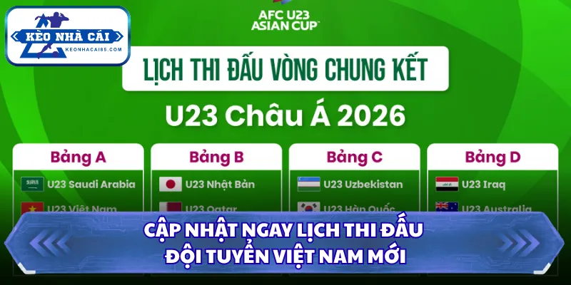 Lịch Thi Đấu Đội Tuyển Việt Nam Mới Nhất - Cập Nhật Cụ Thể 1 Cập nhật ngay lịch thi đấu đội tuyển Việt Nam mới