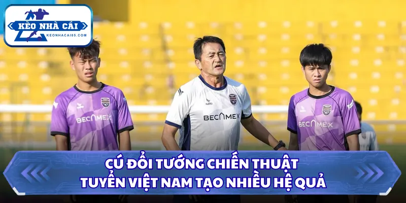 Ông Ueno Nobuhiro Mất Việc Tại V.League Và Lý Do Thực Tế 3 Cú đổi tướng chiến thuật tuyển Việt Nam tạo nhiều hệ quả