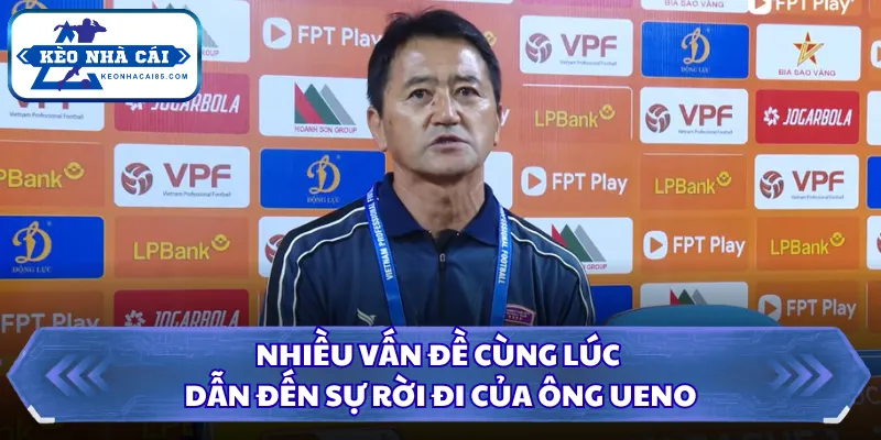Ông Ueno Nobuhiro Mất Việc Tại V.League Và Lý Do Thực Tế 2 Nhiều vấn đề cùng lúc dẫn đến sự rời đi của ông Ueno