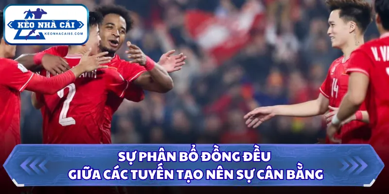 Danh Sách Đội Tuyển Việt Nam Cùng Những Lựa Chọn Nhân Sự 2 Sự phân bổ đồng đều giữa các tuyến tạo nên sự cân bằng