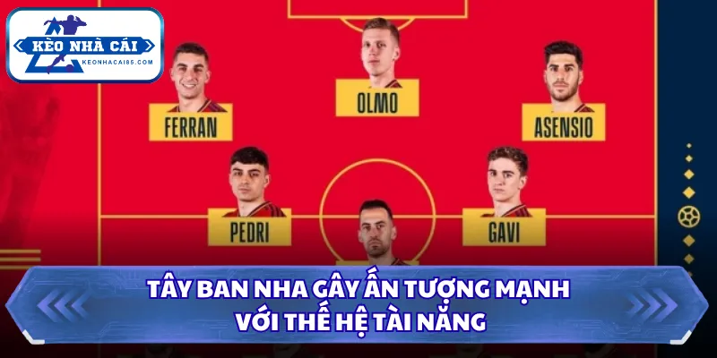 Tây Ban Nha gây ấn tượng mạnh với thế hệ tài năng